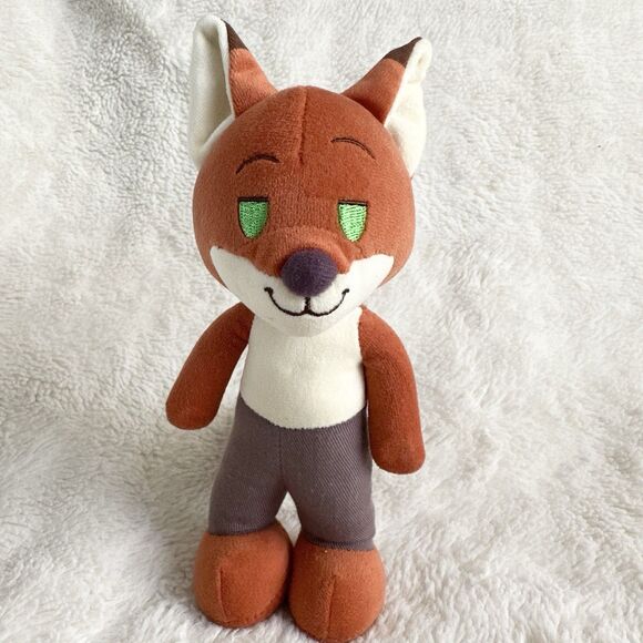 Disney Parks NuiMos Zootopia Nick Wilde 8” Posable Plush Figure Toy Fox - Picture 1 of 5